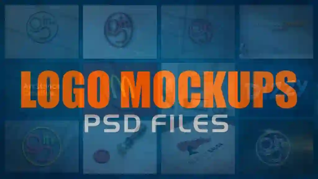 3D Mockups for Logo PSD File 1 3D Mockups for Logo PSD File