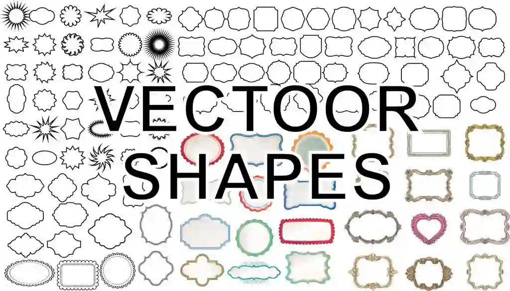Vector Shapes For Graphics with CDR File 1 Vector Shapes