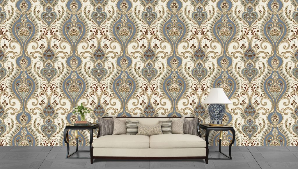Seamless Pattern Wall Wallpaper - Paisley Style Wallpaper Free Download