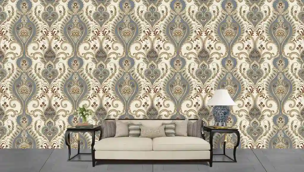 Seamless Pattern Wall Wallpaper - Paisley Style Wallpaper Free Download 1 Seamless Pattern Wall Wallpaper - Paisley Style Wallpaper Free Download