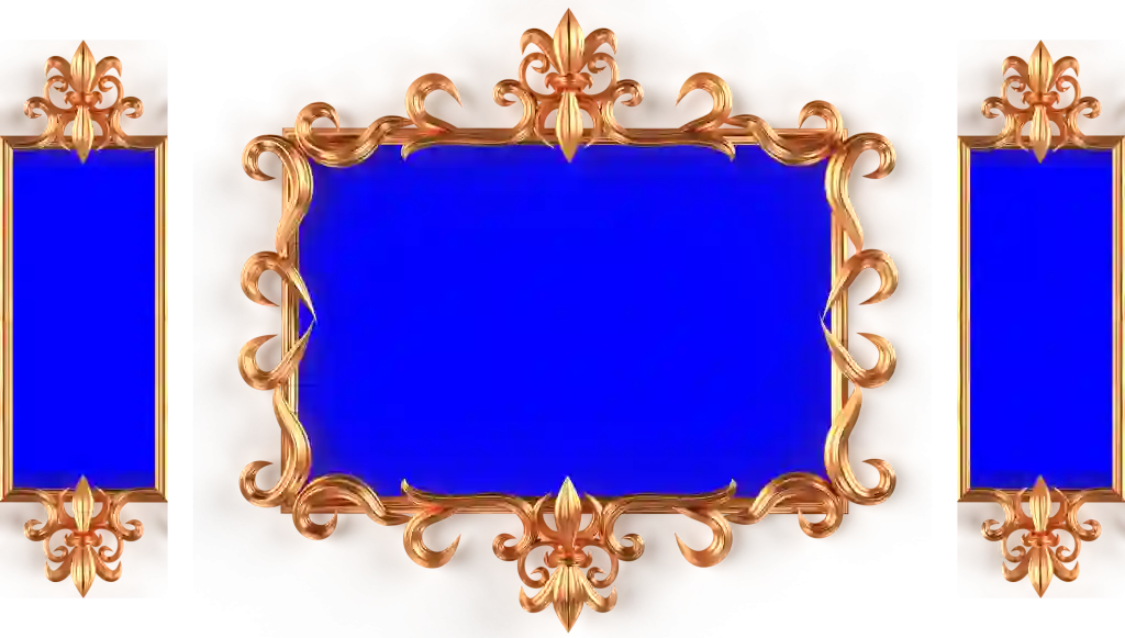 Decorative Gold Frame - Vintage 3d Shapes Free Download 1 Decorative Gold Frame - Vintage 3d Shapes Free Download