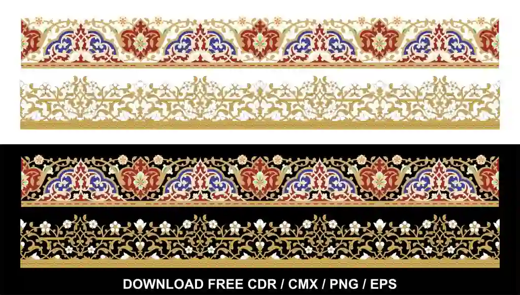 Arabic Floral Frame. Traditional Islamic Design. Elegance Border Free Download 1 Arabic Floral Frame. Traditional Islamic Design. Elegance Border Free Download