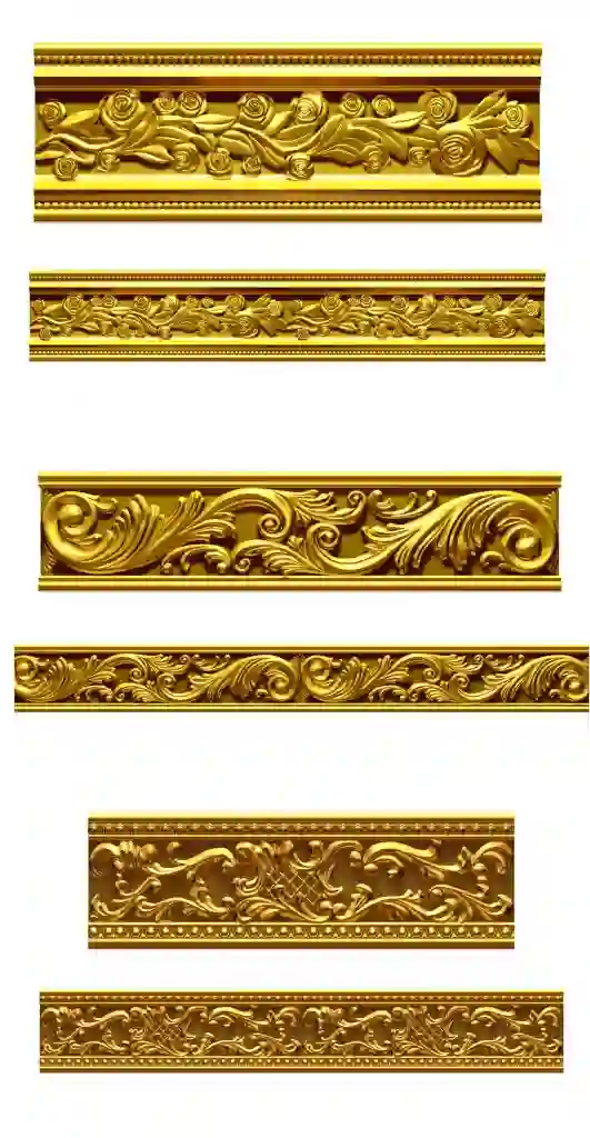 Golden Ornamental Segment Frame Border Free Download 1 Golden Ornamental Segment Frame Border Free Download