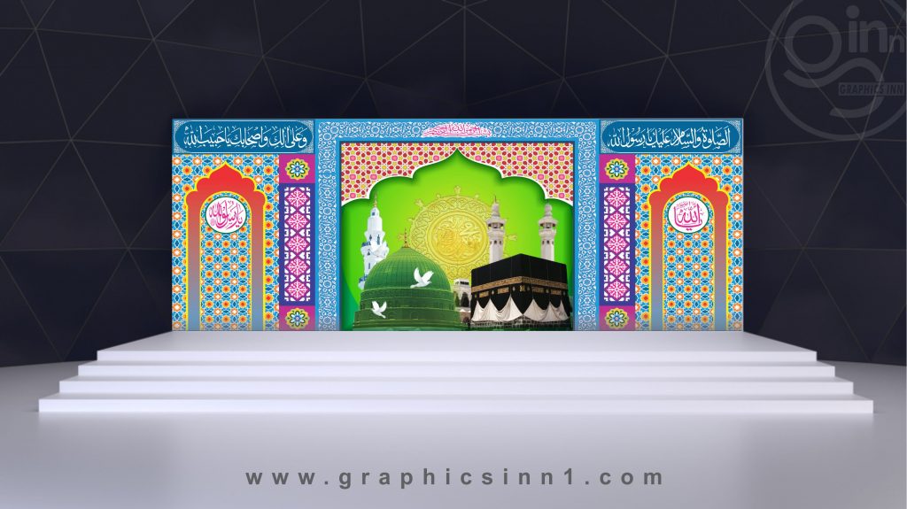 mehfil stage design cdr file 