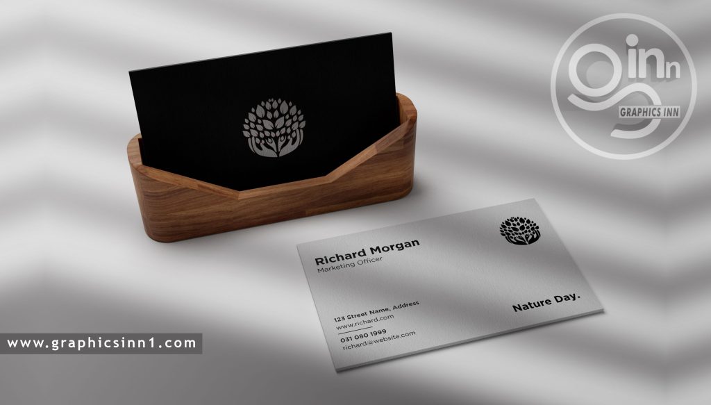 Minimal Business Card Mockup Stack Business Cards Mockup