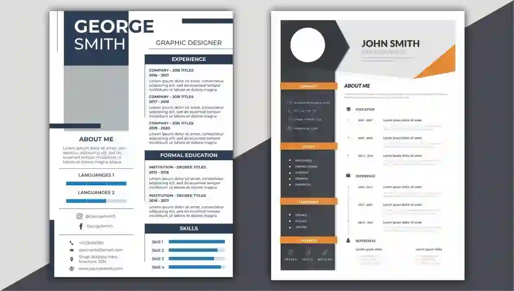 Application Page - Resume/CV Template in minimalist style Free Download 1 Application Page - Resume/CV Template in minimalist style Free Download