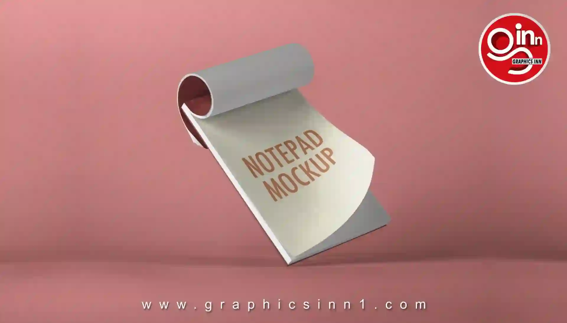 Home 24 Flying Notepad Mockup - Letterpad Mockup Free Download