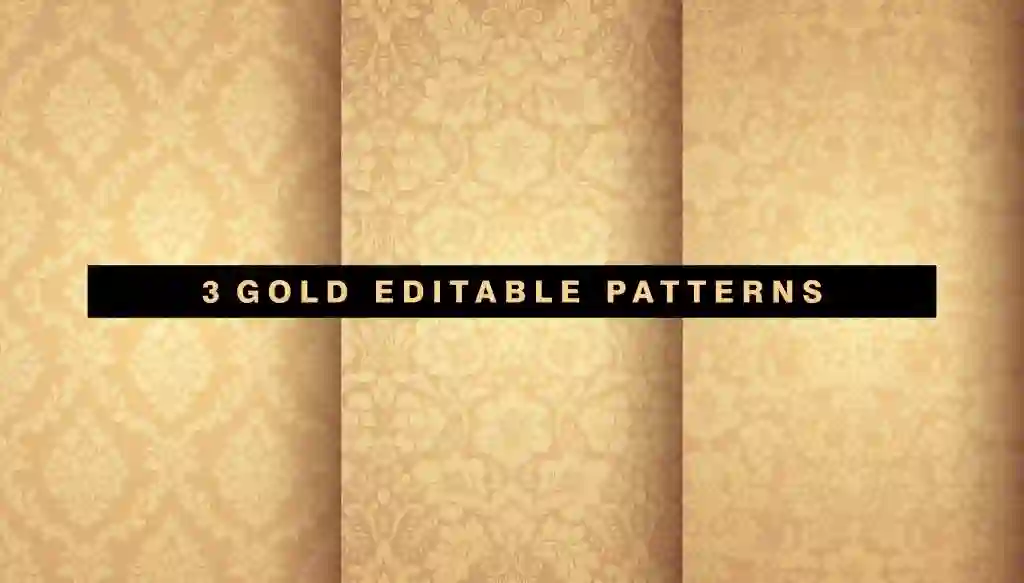 Damask Patterns Gold Ornament Style Wallpaper Free Download 1 3d golden pattern wall wallpapers free download