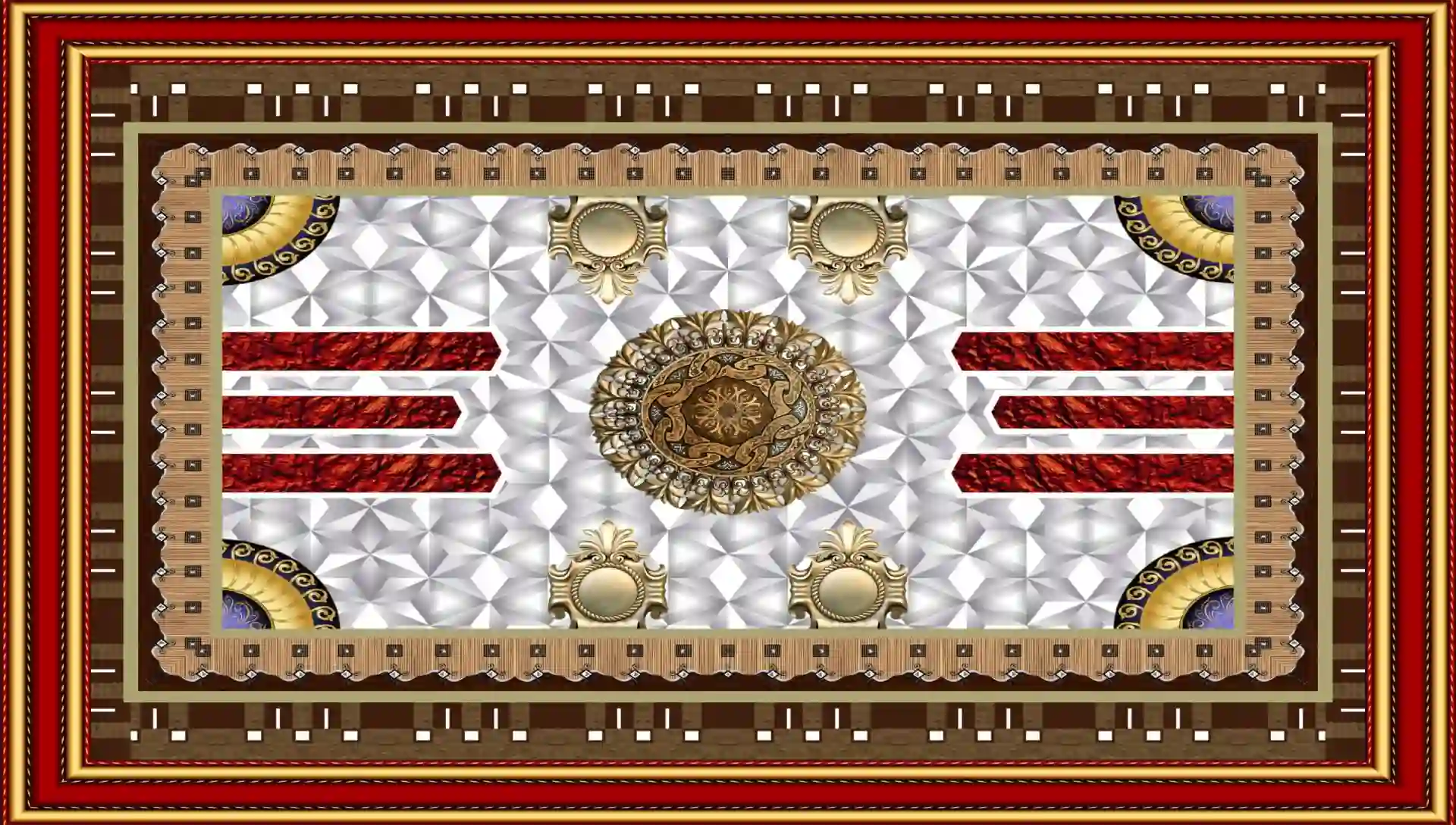 Home 21 3D roof ceiling wallpapers Design For Bedroom Free Download