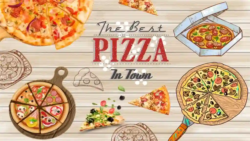 restaurant wood board pizza background wall Wallpaper 1 restaurant wood board pizza background wall Wallpaper