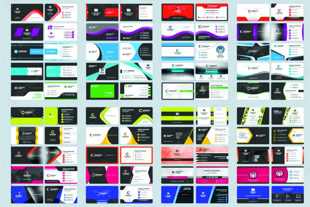 40+ English Business Cards Templates Vector Free Download