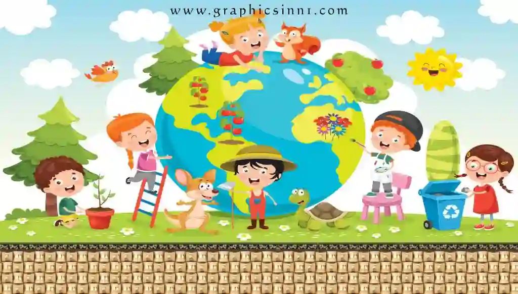 Children Fun with Earth Wallpaper Free Download 1 Children Fun with Earth Wallpaper Free Download