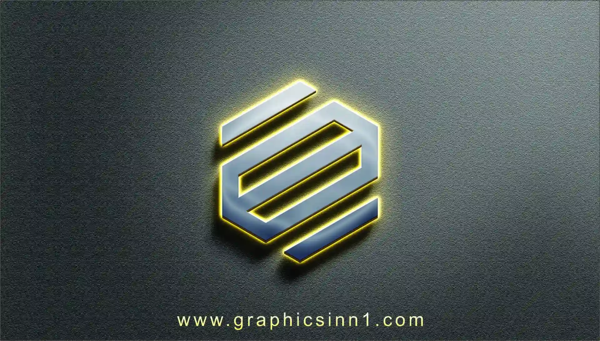 Home 28 Premium 3d Silver Light Neon Logo Mockup Free Download