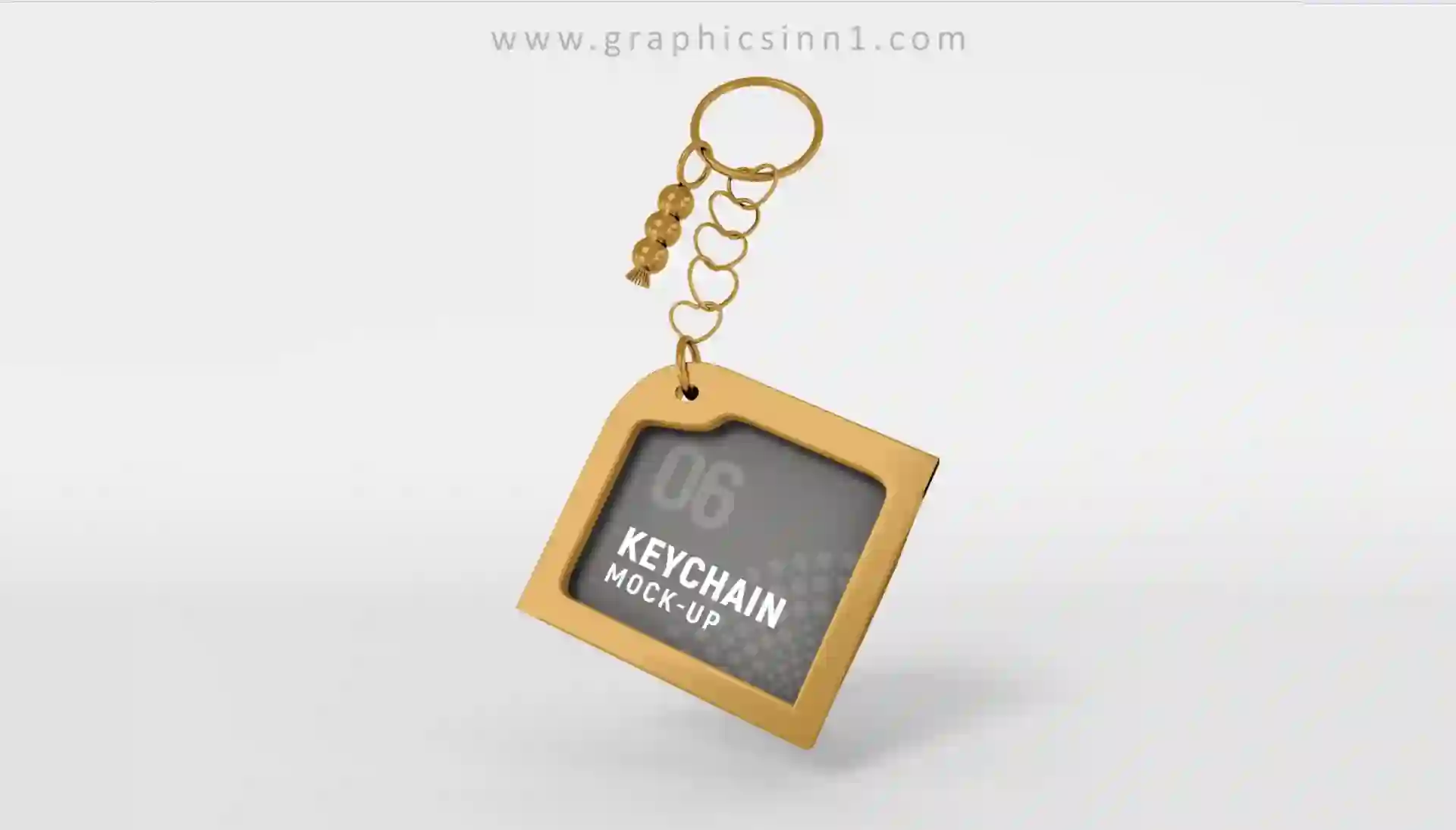 Home 25 Rectangular Metal Key Chain Mockup Free Download graphic inn