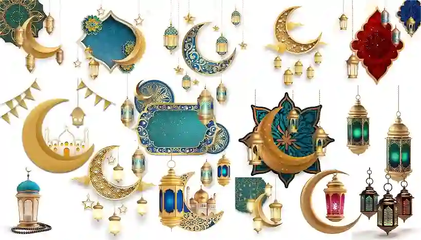 All Png for Eid Mubarak Golden Crescent Free Download 1 All Png for Eid Mubarak Golden Crescent Free Download