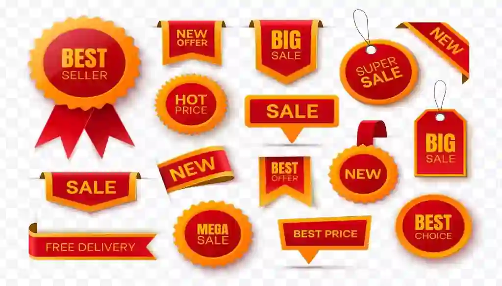 Tags Collection Promo Labels Offer Ribbons Set 1 Tags Collection Promo Labels Offer Ribbons Set