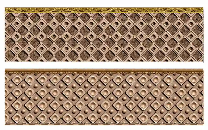 Home 17 3D Chocolate Style Wall Wallpaper Borders Free Download