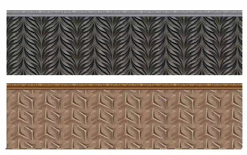 3D Wooden Flower Style Wall Wallpaper Borders Free Download 1 3D Wooden Flower Style Wall Wallpaper Borders Free Download