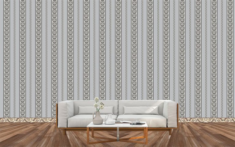 Stylish PVC Wall Wallpaper, Grey Palling Wallpaper Free Download