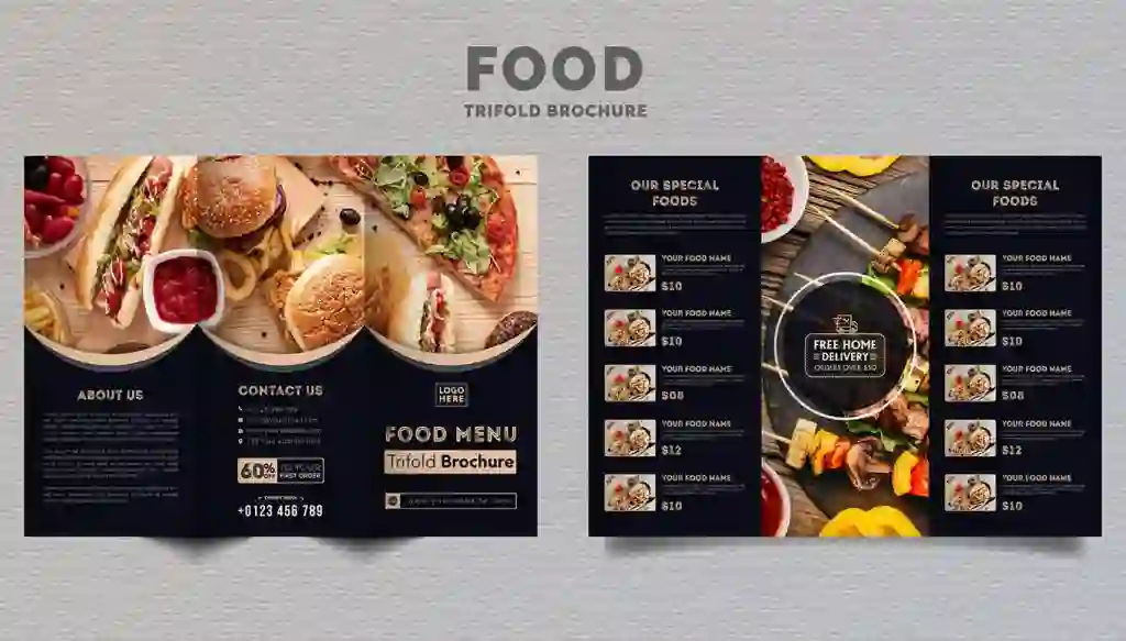 Food Menu Flyer Design Vector File Free Download 1 Food Menu Flyer Design Vector File Free Download