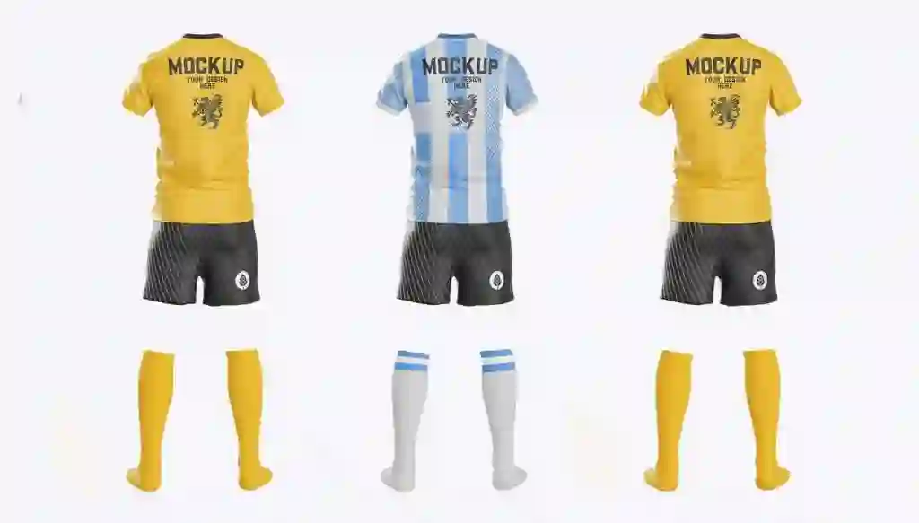 Football Kit - Sports Tshirt Mockup Free Download 1 Football Kit - Sports Tshirt Mockup Free Download