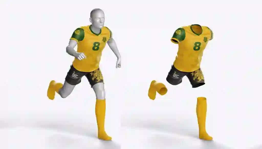 Football Kit - Sports Kit Mockup Free Download 1 Football Kit - Sports Kit Mockup Free Download