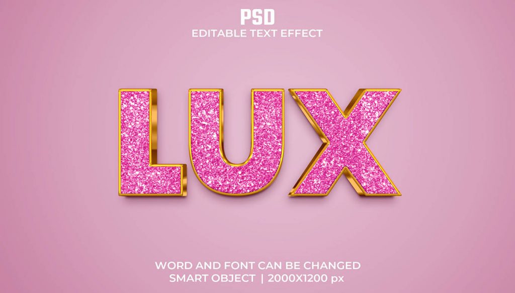 Premium 3D Editable Text Effect Psd Free Download