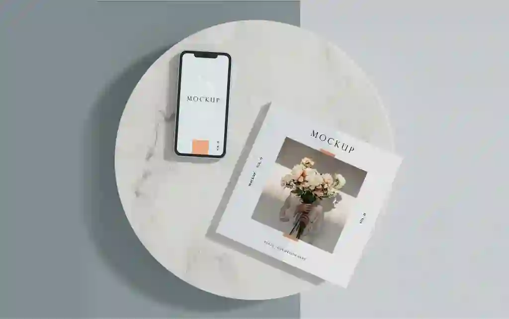 Smartphone Square Book Magazine PSD Mockup Free Download 1 Smartphone Square Book Magazine PSD Mockup Free Download
