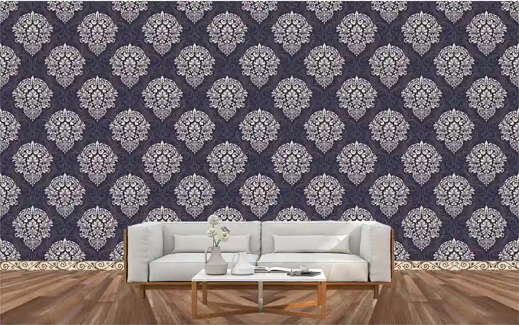 Home 24 Classical Seamless Pattern Royal Texture Wallpapers