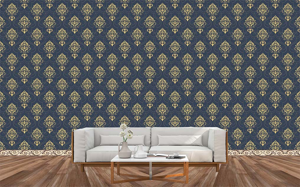 Classical Seamless Pattern Royal Texture Wallpaper