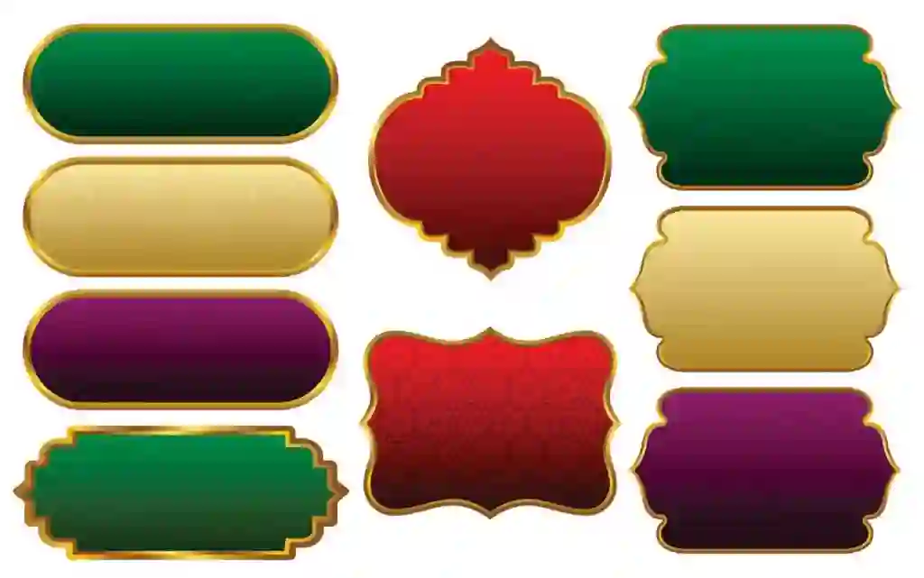 3D Golden Frames Shapes PNG Free Download 1 3D Golden Frames Shapes PNG Free Download
