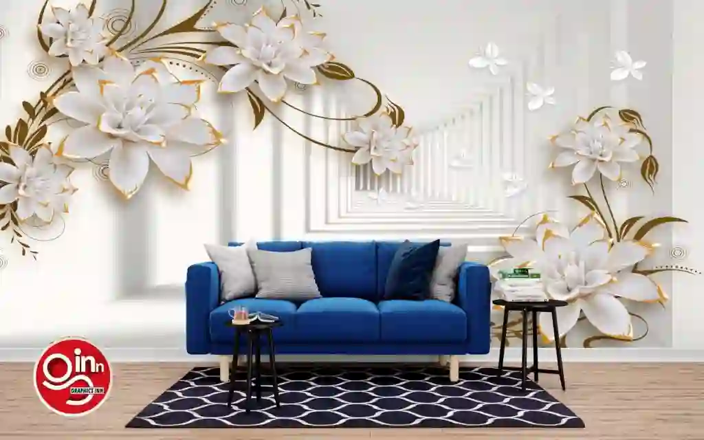 3D White Abstract Wallpaper with Flowers Butterflies Free Download 1 3D White Abstract Wallpaper with Flowers Butterflies Free Download