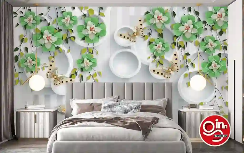 3D Jewelry Flower Butterfly Greenleaf Wallpaper Free Download 1 3D Jewelry Flower Butterfly Greenleaf Wallpaper Free Download