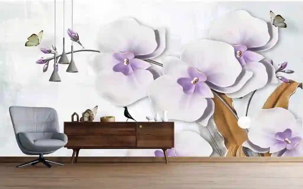 3d Wallpaper of Orchids Tree Butterflies Free Download 1 3d Wallpaper of Orchids Tree Butterflies Free Download