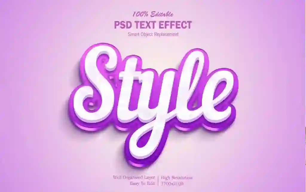 3D Stylish Colorful Text Effect Editable PSD Free Download 1 3D Stylish Colorful Text Effect Editable PSD Free Download