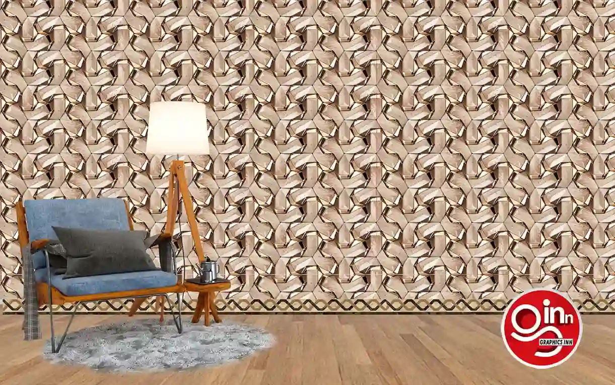 Home 35 3D Wood Texture Gold Decor Texture Wallpaper Free Download