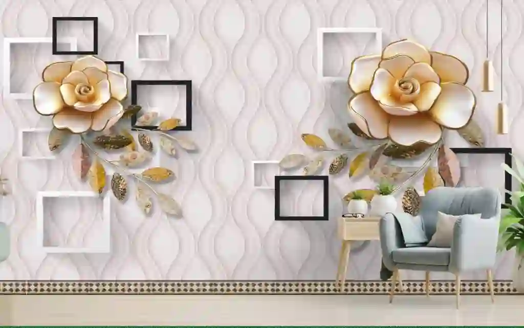 3D Purple Flower Swan Butterfly Jewelry Wall Wallpaper Free Download 1 3D Purple Flower Swan Butterfly Jewelry Wall Wallpaper Free Download