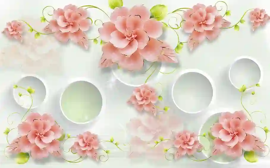 3d Pink Flower Butterfly Bedroom Wallpaper Free Download 2 3d Pink Flower Butterfly Bedroom Wallpaper Free Download