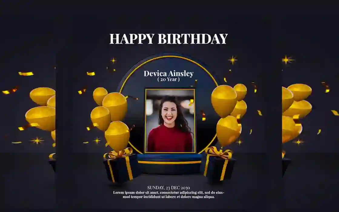 Home 17 Happy Birthday Celebration Template Vector File Free Download