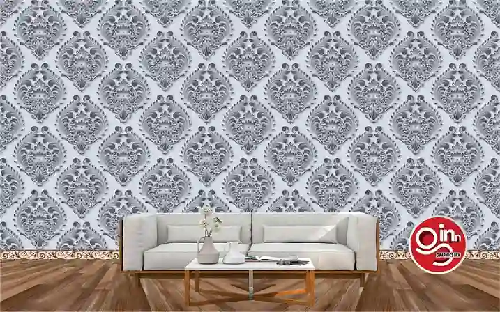 3D Damask Seamless Pattern Wall Decor wallpaper 1 78