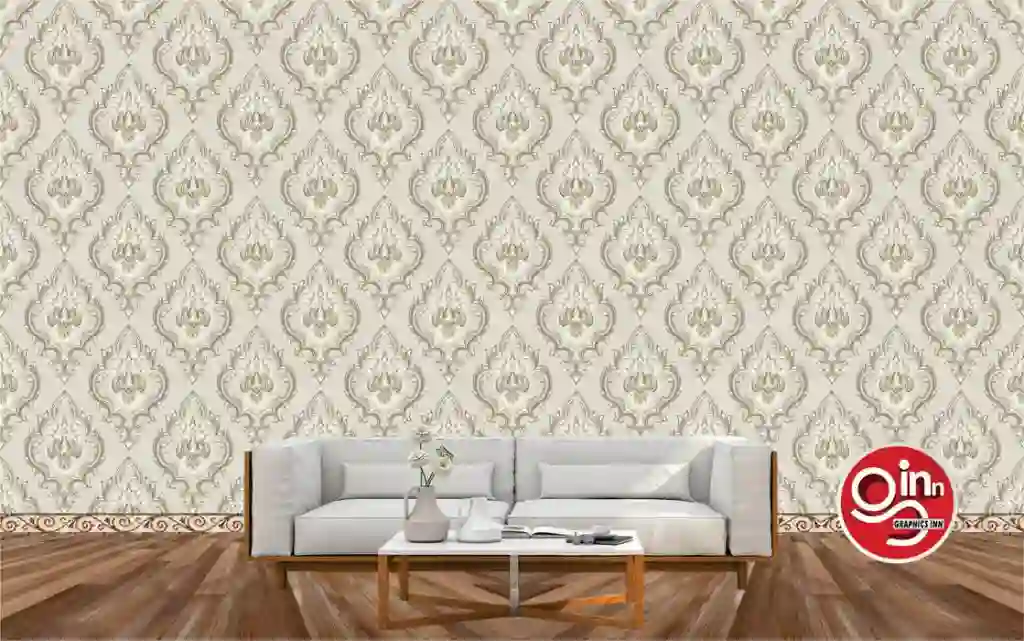 3D Golden Seamless Pattern Wall Decor wallpaper 1 79 1