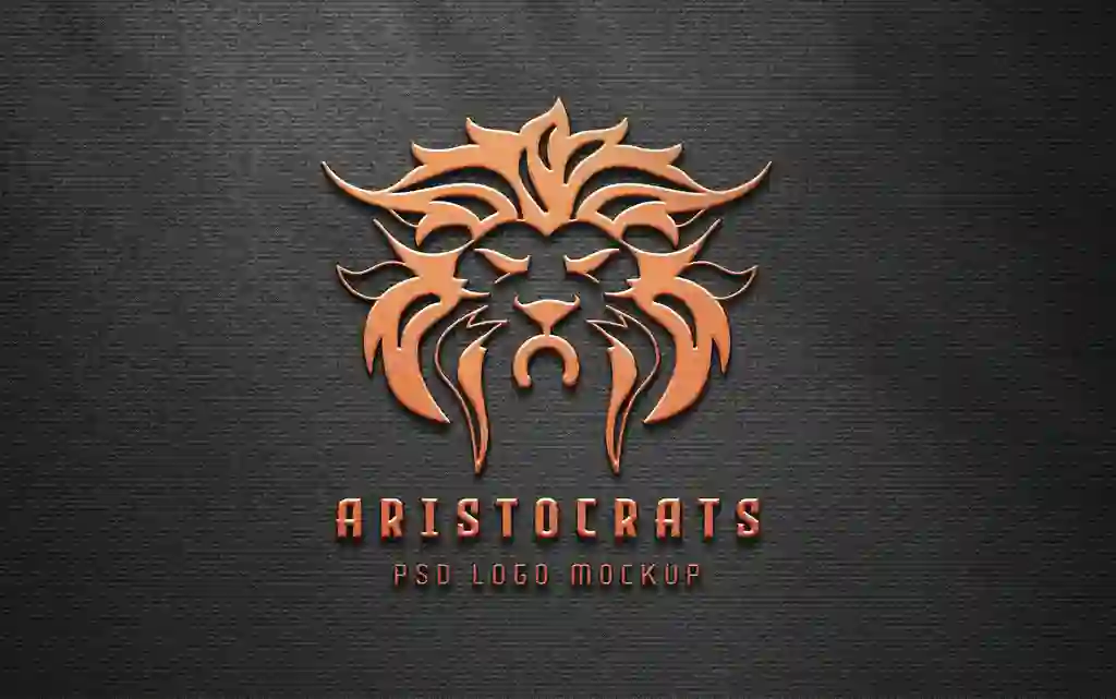 3D Embossed Foil Golden Logo Mockup Free Download 1 3D Embossed Foil Golden Logo Mockup Free Download