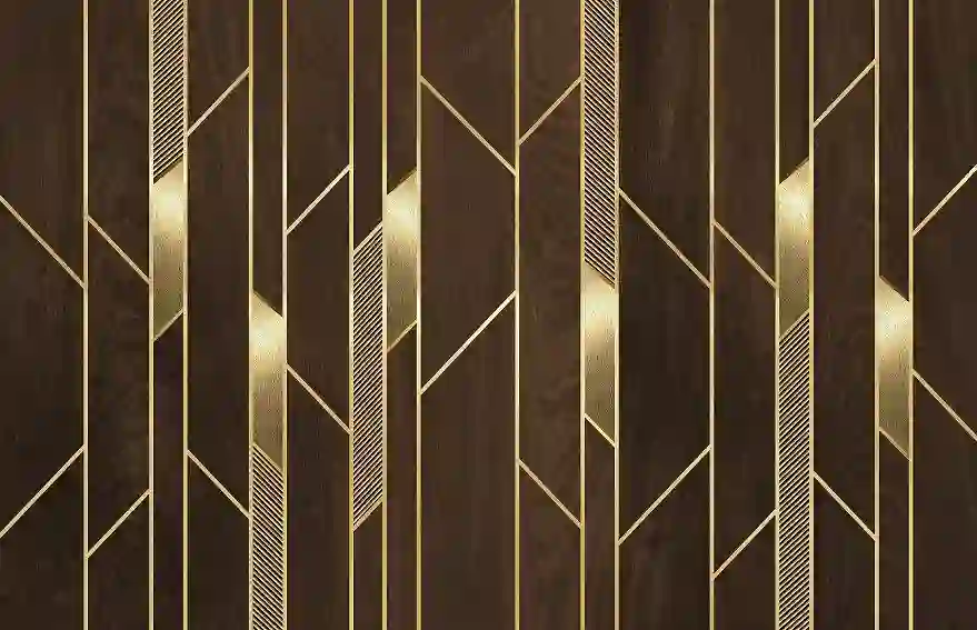 3D Mural Wooden interior Home Decor Wallpaper 2 3D Mural Wooden interior Home Decor Wallpaper