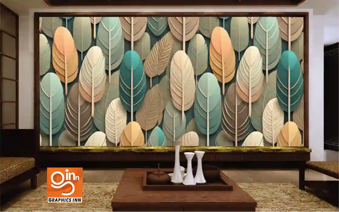 3D Leaves Pattern Devor Wallpaper Free Download 1 3D Leaves Pattern Devor Wallpaper Free Download