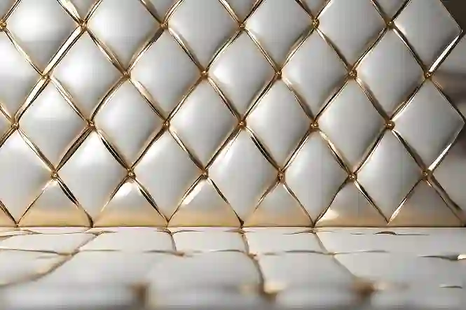 3D White Leather Gold Decore Wall Wallpaper Free Download 2 3D White Leather Gold Decore Wall Wallpaper Free Download