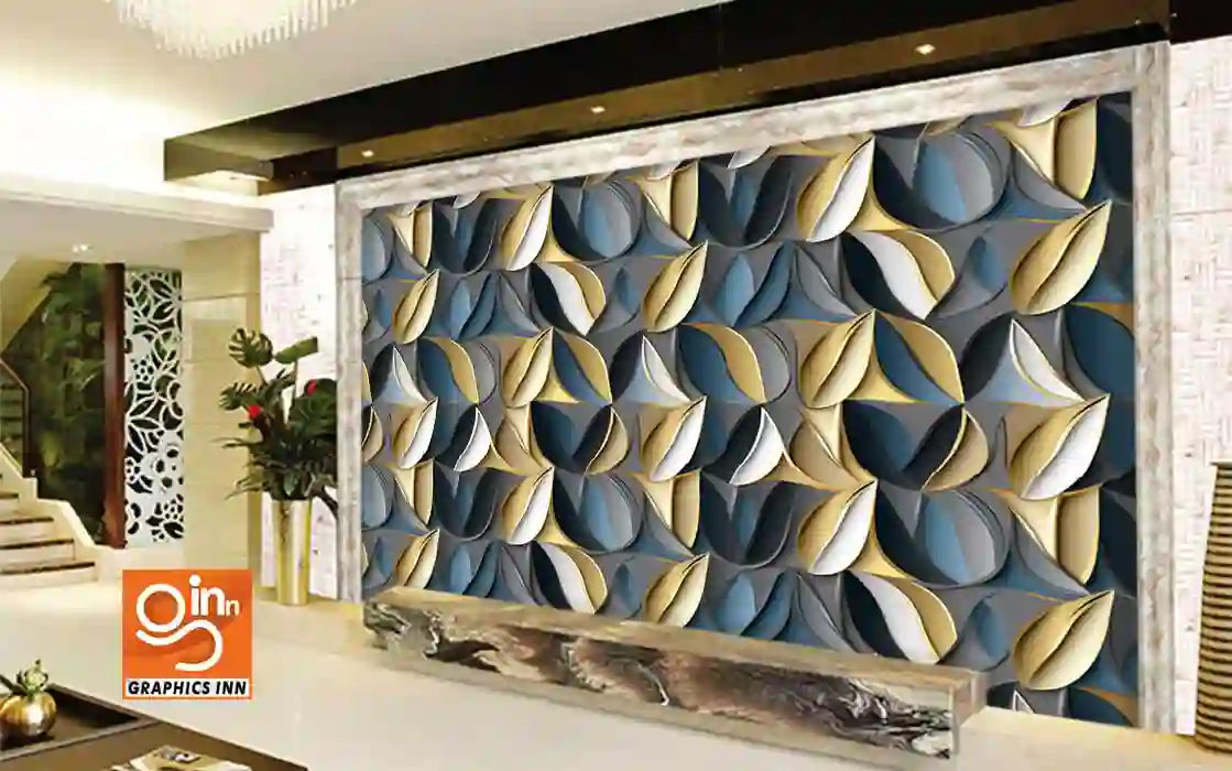 3D Geometric Pattern Illustration Decor Wallpaper 3 3D Geometric Pattern Illustration Decor Wallpaper