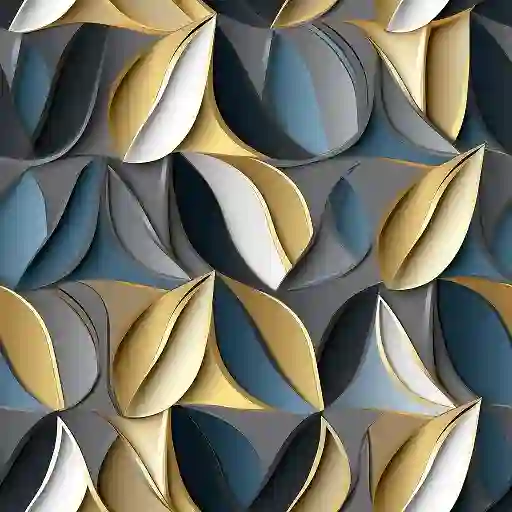 3D Geometric Pattern Illustration Decor Wallpaper 2 3D Geometric Pattern Illustration Decor Wallpaper