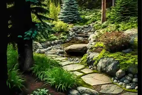 3D Beautiful Garden Lawn Plants Decor Wallpaper Free Download 2 3D Beautiful Garden Lawn Plants Decor Wallpaper Free Download