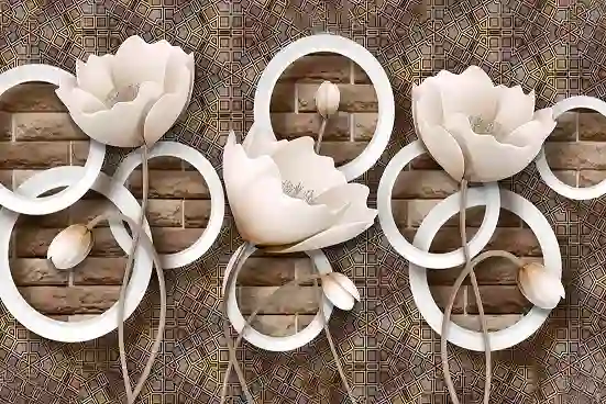 3D Brown Geotic Art Decor Wallpaper Free Download 2 3D Brown Geotic Art Decor Wallpaper Free Download