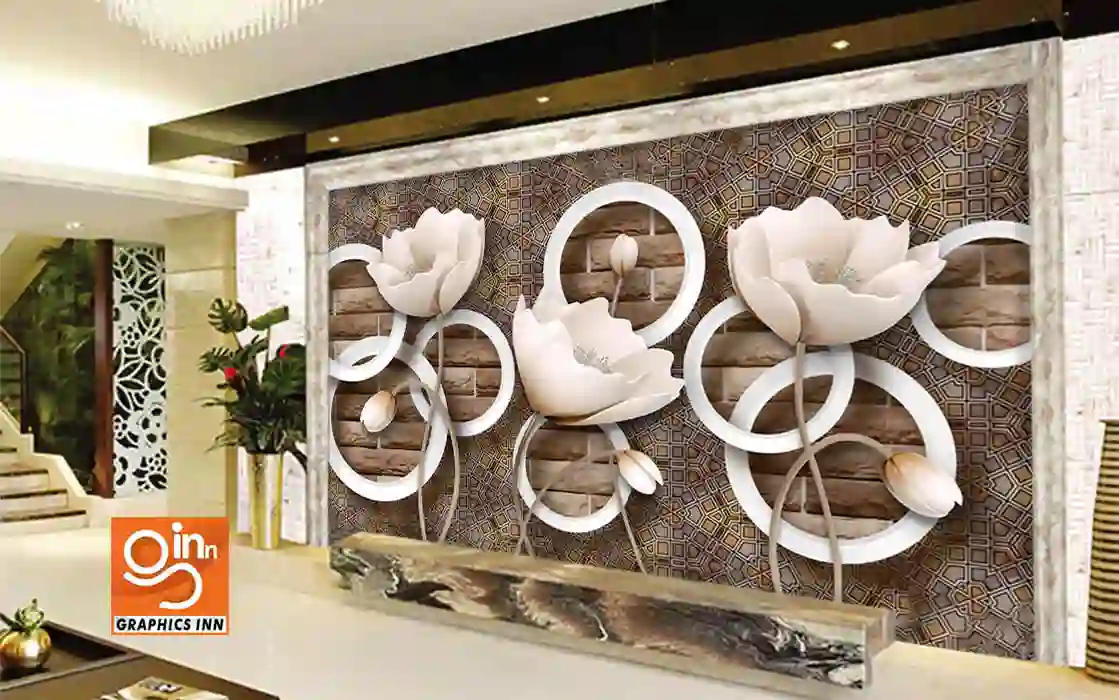 3D Brown Geotic Art Decor Wallpaper Free Download 3 3D Brown Geotic Art Decor Wallpaper Free Download